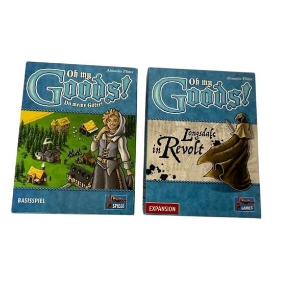 Oh My Goods! (in German) Card Game + Longsdale in Revolt Expansion Complete - Picture 1 of 3
